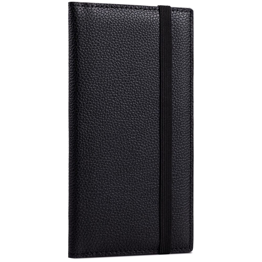2842 Checkbook Cover & , Premium Vegan Leather Checkbook Holder Slim